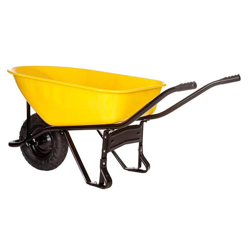 Тачка будівельна 1-колісна Wheelbarrow Strong WB7402 (89129) - фото 3