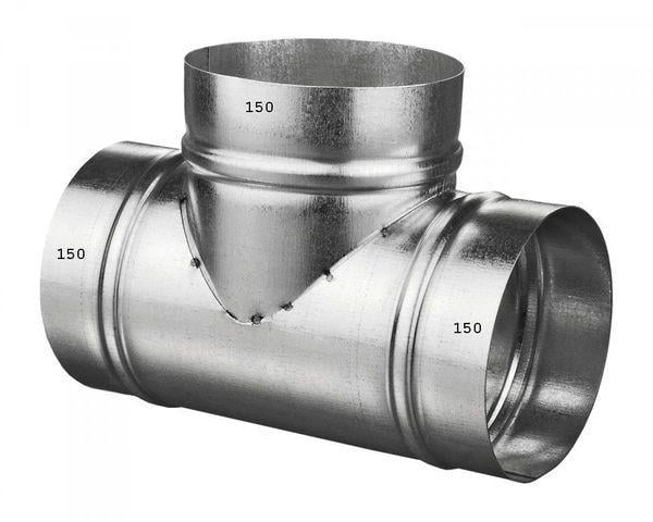 Тройник 90° оцинкованный 150 мм (ST000000422)