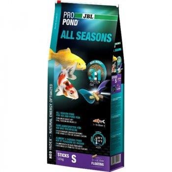 Корм для прудовых рыб JBL ProPond All Seasons S 3в1 31,5 л