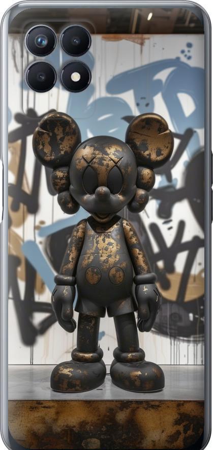 Чехол на Realme Narzo 50 Bronze kaws v2 (6098u-3066-42517)