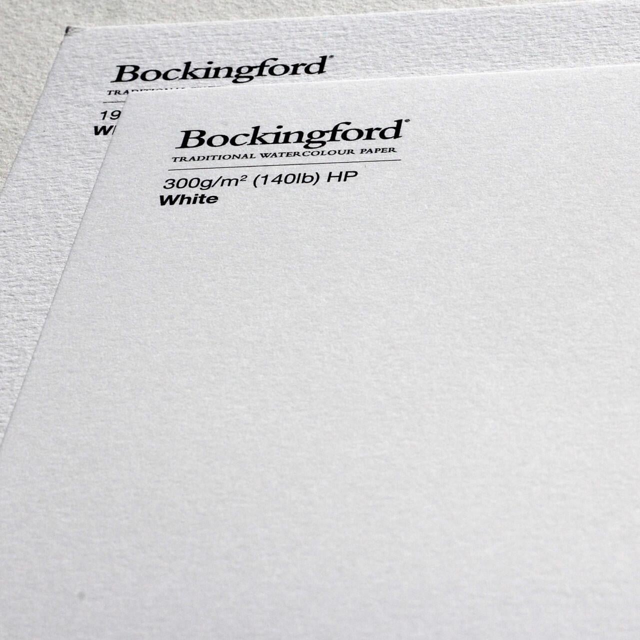 Бумага для акварели Bockingford хлопок Hot Pressed 300 г/кв. м 56x76 см Белый (4413000101)
