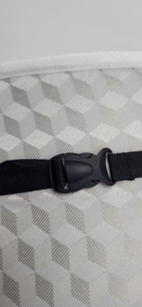 Топпер-матрас ортопедический для дивана или кровати в сером чехле с фиксаторами для хранения 8 см 50х190 см - фото 4