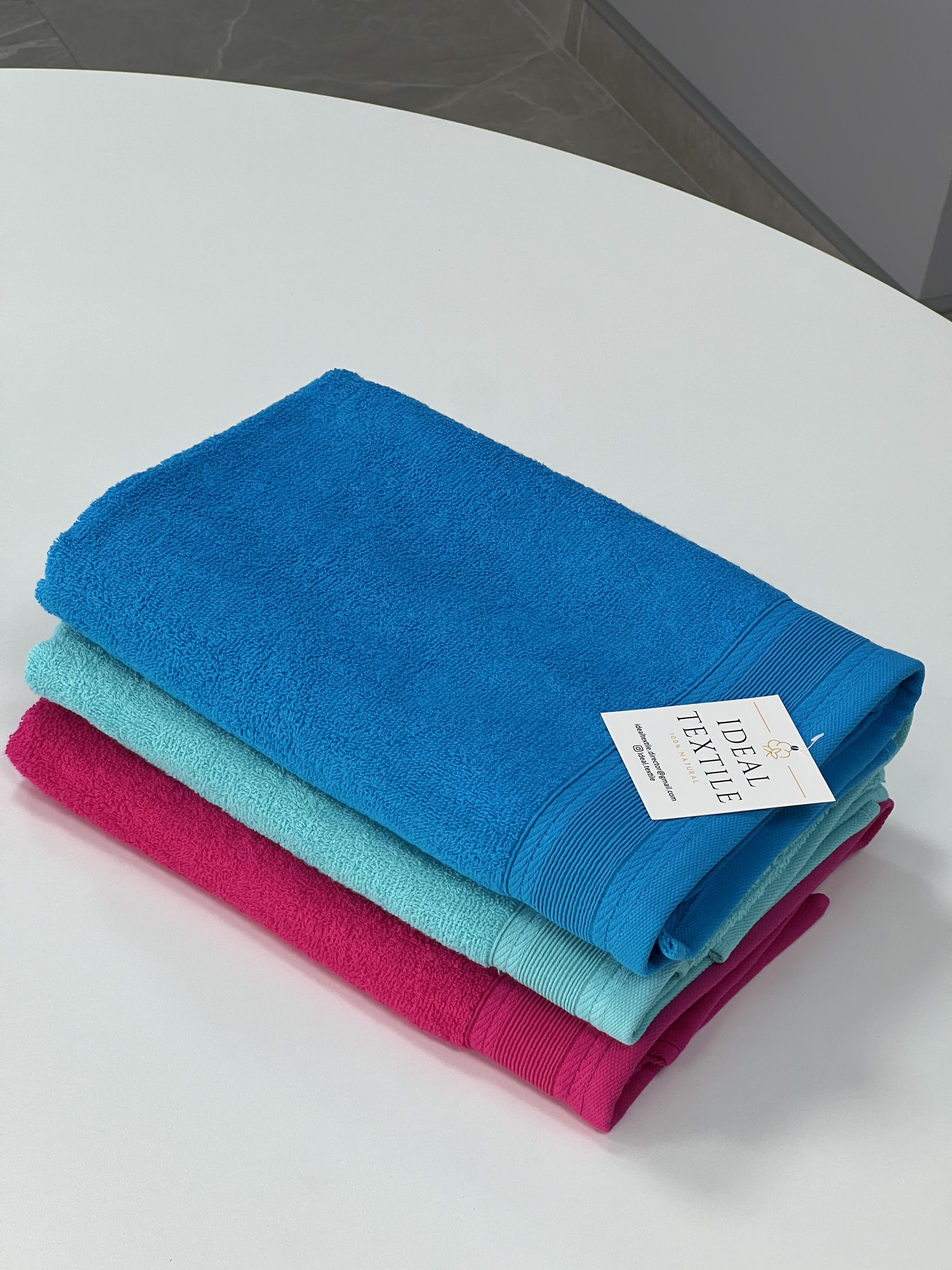 Рушник махровий з бордюром 400г/м2 100х150 см Морський (9900219) - фото 7 Рушник махровий з бордюром 400г/м2 100х150 см Морський (9900219) - фото 7