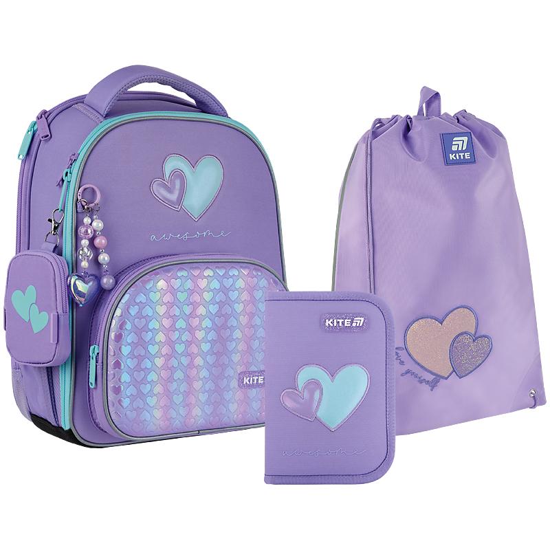 Шкільний набір KITE Education Awesome SET K25-556M-1 рюкзак/пенал/сумка