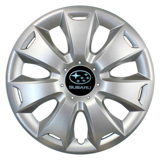 Автомобильные колпаки SKS 417 R16 с логотипом Subaru 4 шт. Серебристый