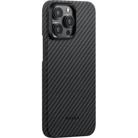 Чохол Pitaka MagEZ 4 Twill 1500D Case для iPhone 15 Pro Black/Grey (KI1501P) - фото 2