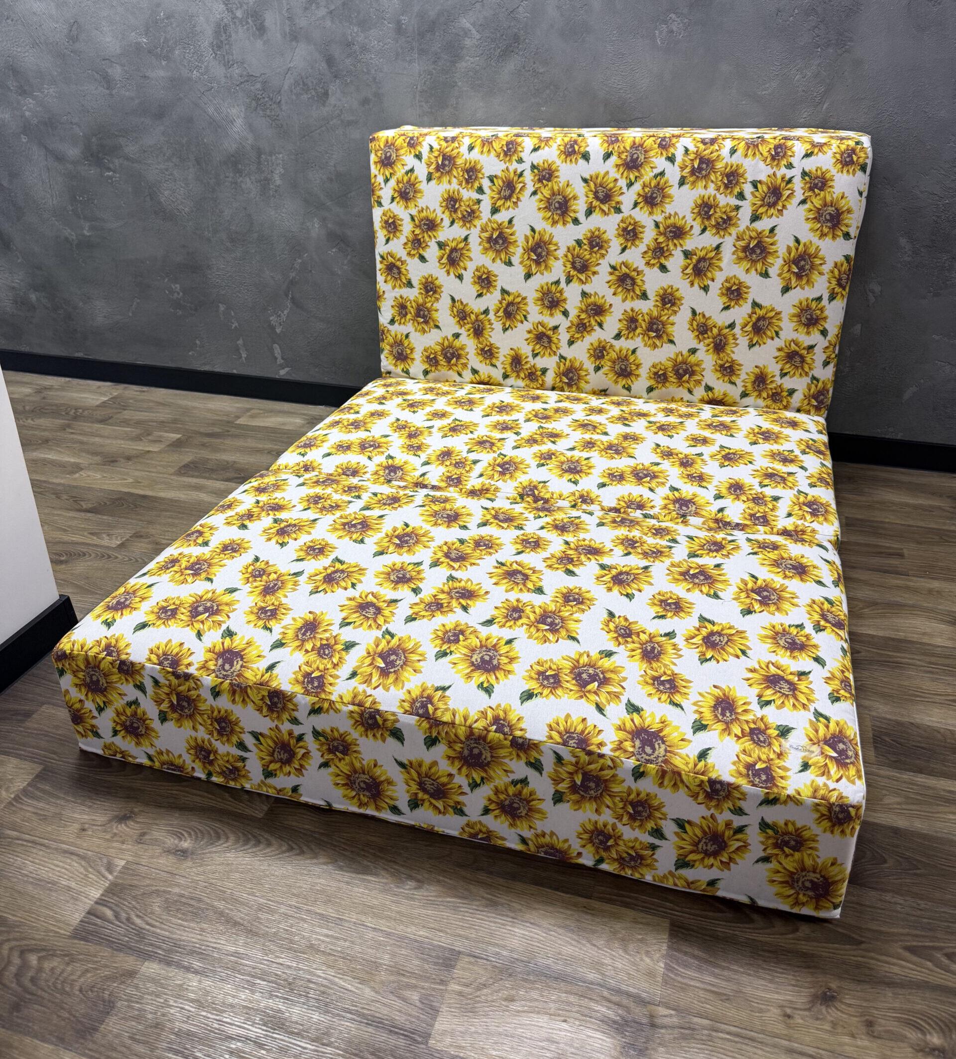Матрац-трансформер Comfort Home maxi Sunflowers панама 200х120х15 см - фото 3