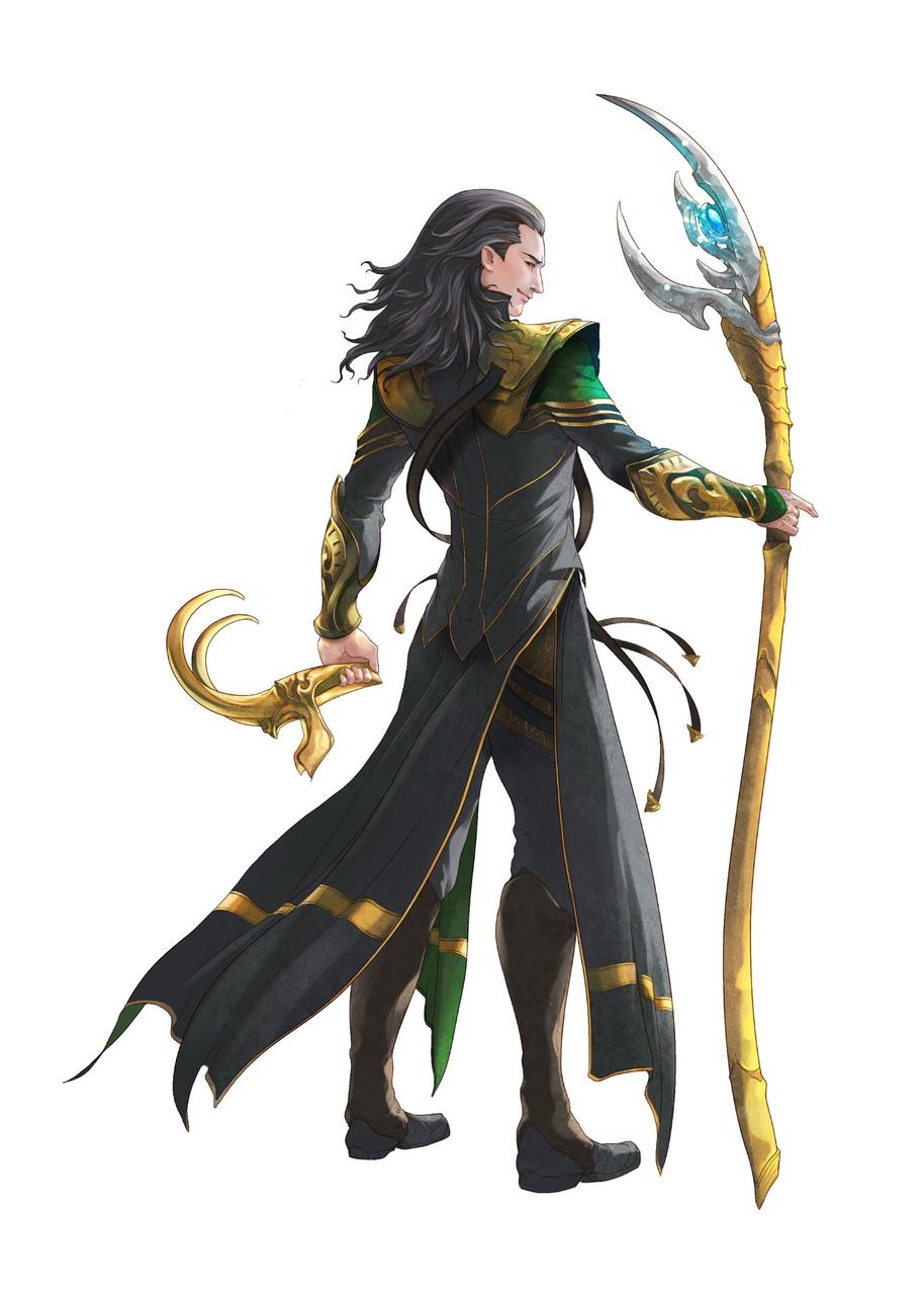 Картина GeekLand Loki Fan-art 60х40 см (LK.09.042)