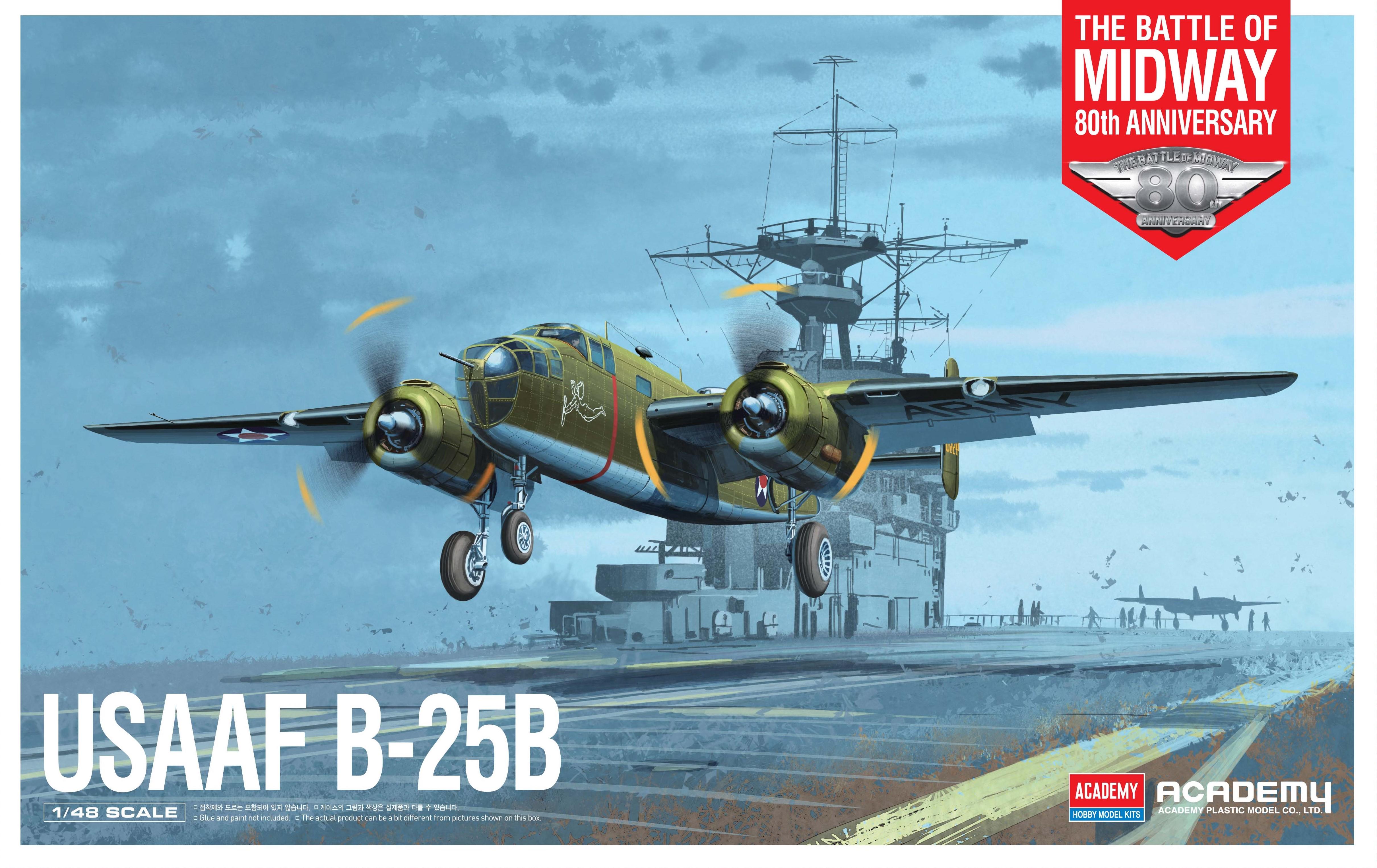 Збірна модель Academy USAAF B-25B Midway 1:48 (12336)