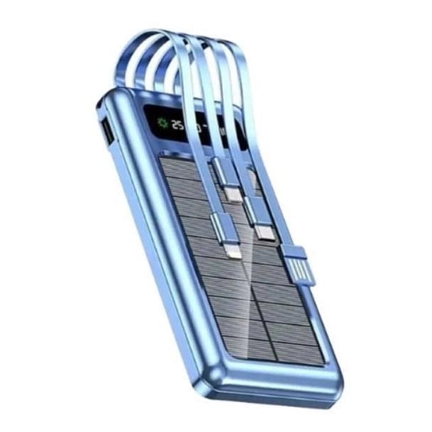 Повербанк 10000 mAh на солнечной батарее Синий (ws93361) - фото 8 Повербанк 10000 mAh на солнечной батарее Синий (ws93361) - фото 8