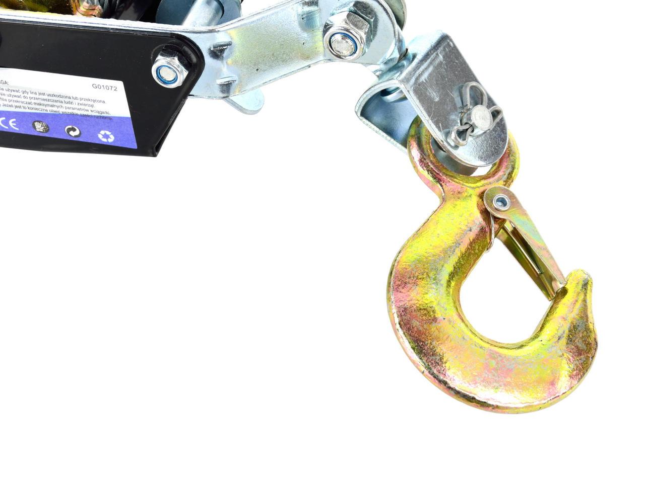 Лебідка GeKo ручна важільна горизонтальна на трос тягою 2 тони 2,5 м (G01072) - фото 5 Лебідка GeKo ручна важільна горизонтальна на трос тягою 2 тони 2,5 м (G01072) - фото 5