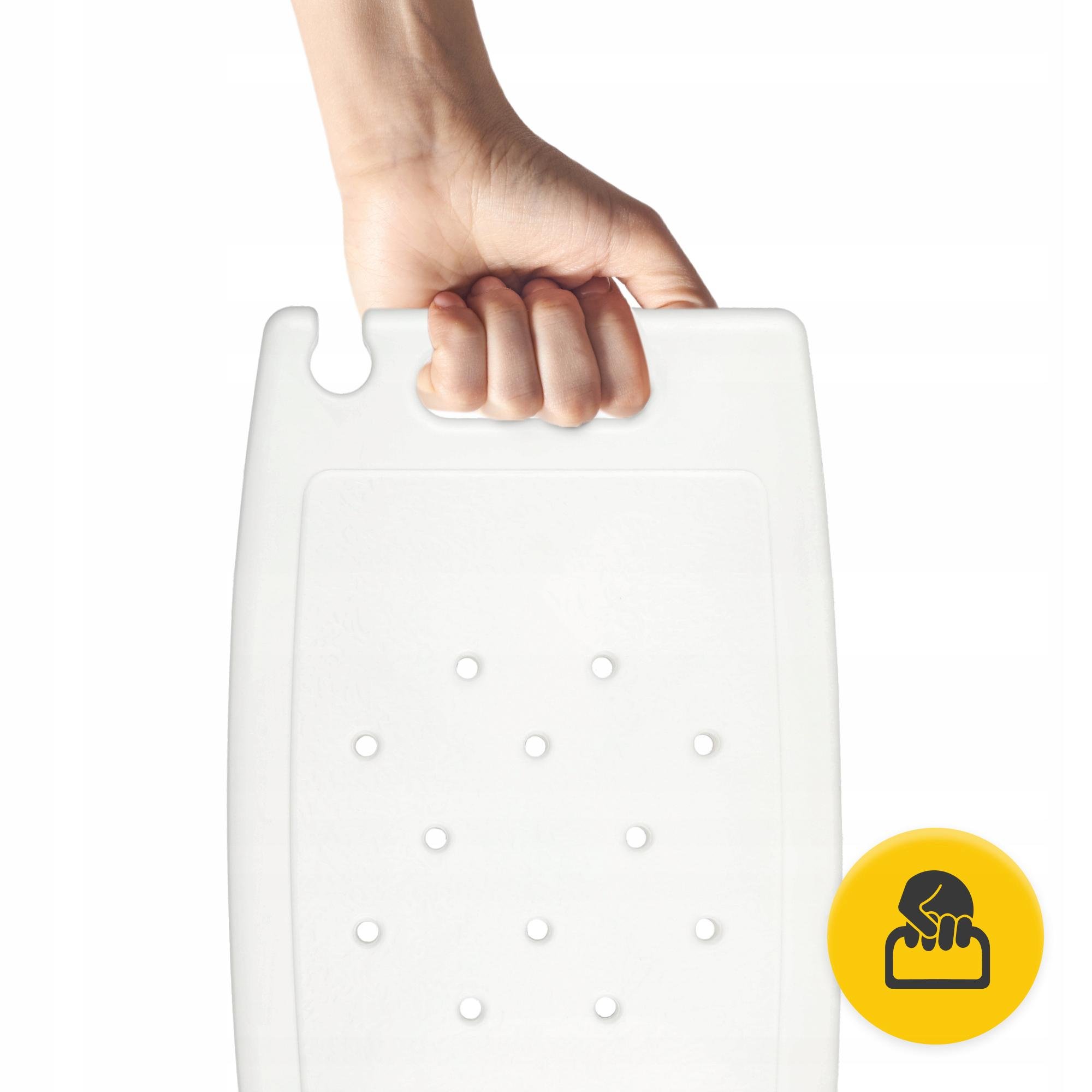 Стілець-табурет 4fizjo для ванної та душу регульований White/Grey (P-5905973403399) - фото 7