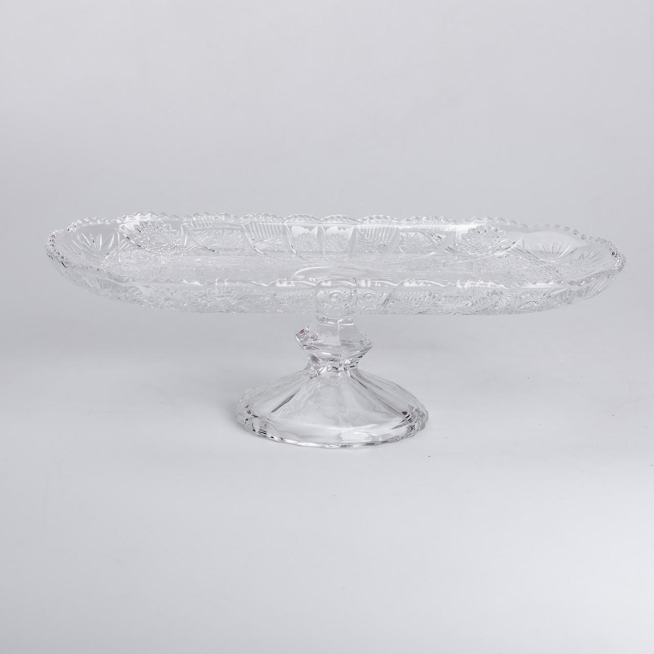 Ваза для фруктов Lirmartur стеклянная 33,5х15х10 см (HP-YH-82) - фото 3 Ваза для фруктов Lirmartur стеклянная 33,5х15х10 см (HP-YH-82) - фото 3