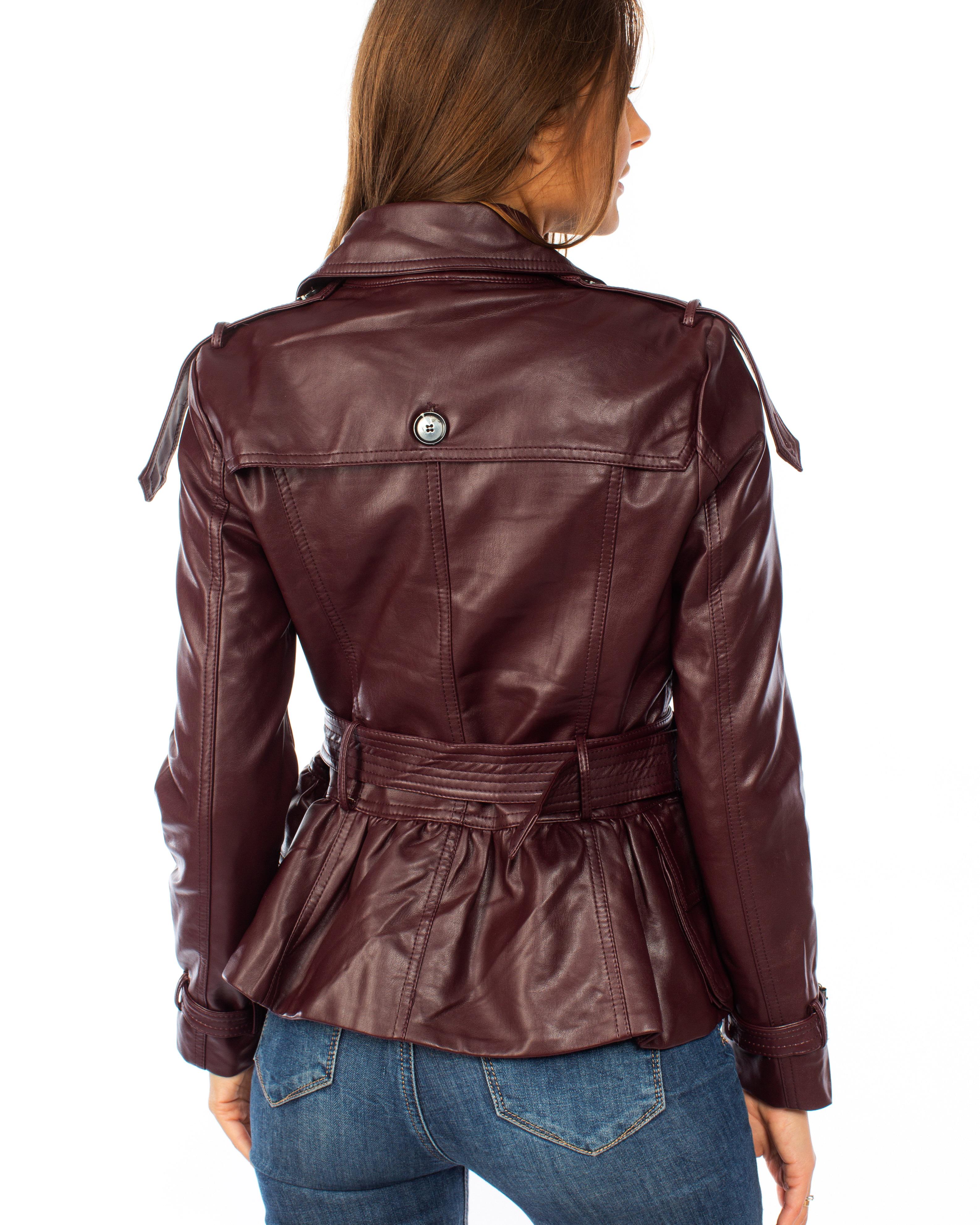 Косуха женская AFTF BASIC S Бордовый (UJ877) - фото 3