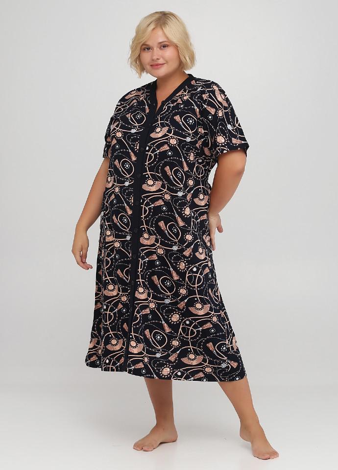 Халат Wild Love 4XL Разноцветный (81646-11) Халат Wild Love 4XL Разноцветный (81646-11)