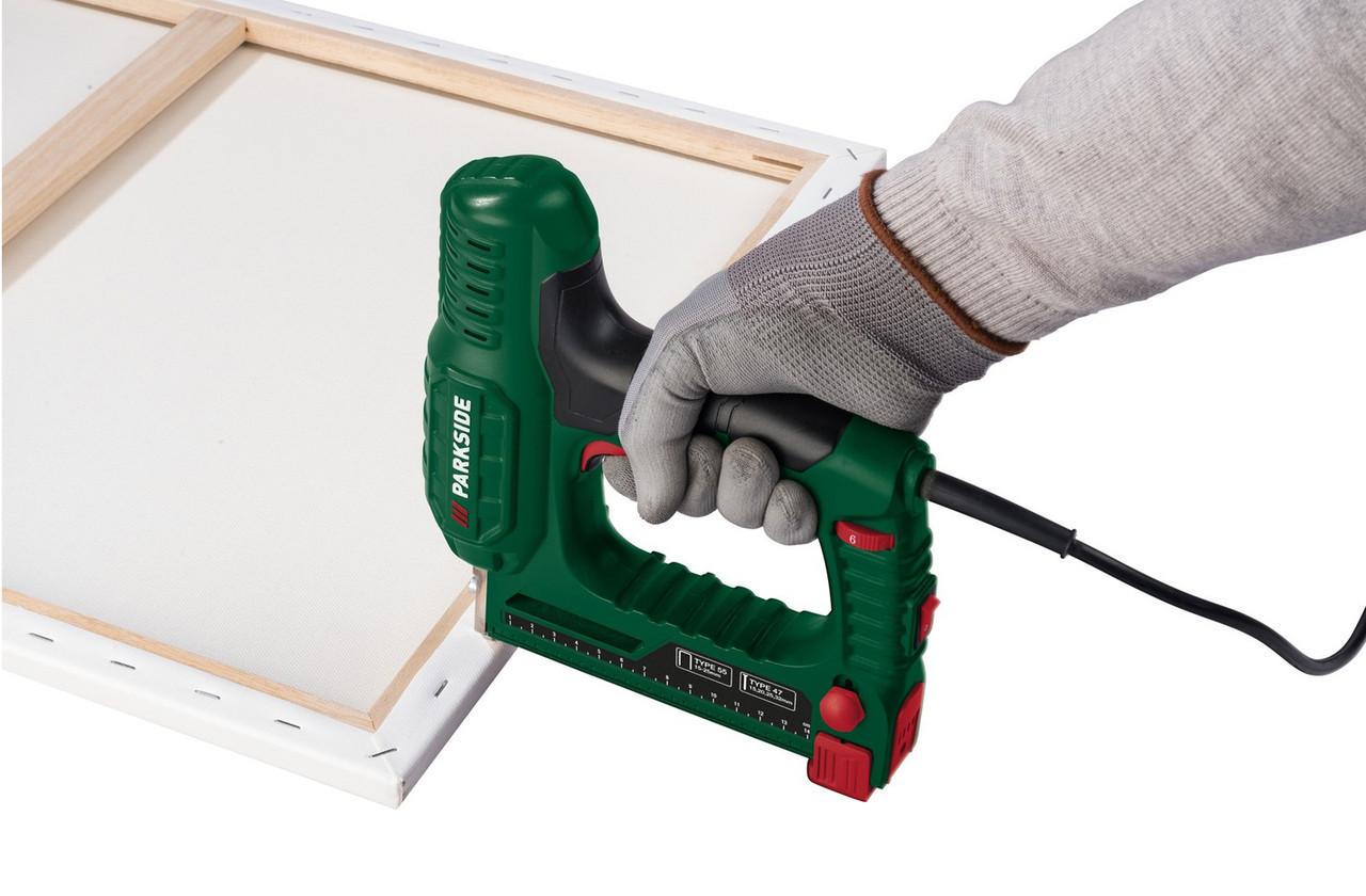Степлер PARKSIDE PET 25 D4 30 уд/мин скобы 15- 25 мм/гвозди 15-32 мм (PET 25 D4) - фото 7 Степлер PARKSIDE PET 25 D4 30 уд/мин скобы 15- 25 мм/гвозди 15-32 мм (PET 25 D4) - фото 7