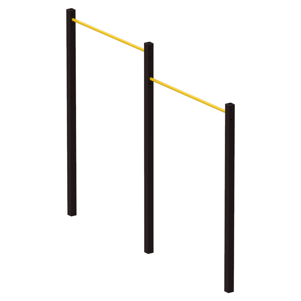 Турник двойной Kidigo металлический (2690867709) - фото 2