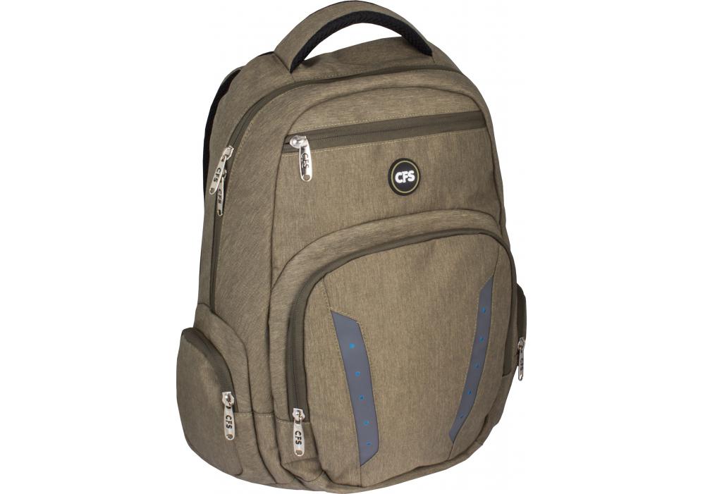 Рюкзак молодежный Cool For School 43x30x15 см 6-15 л Хаки (CF86334)