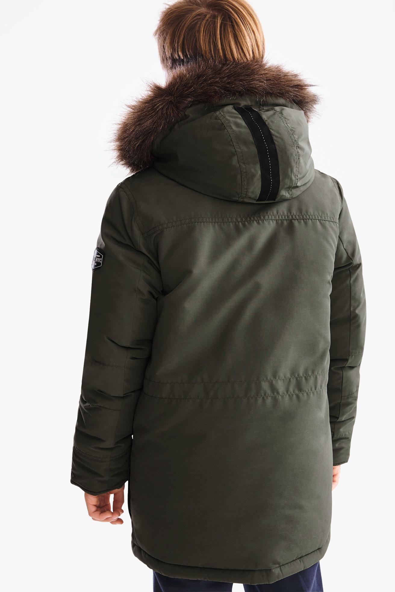 Парка зимова для хлопчика C&A 140 см Khaki (2055507) - фото 2 Парка зимова для хлопчика C&A 140 см Khaki (2055507) - фото 2