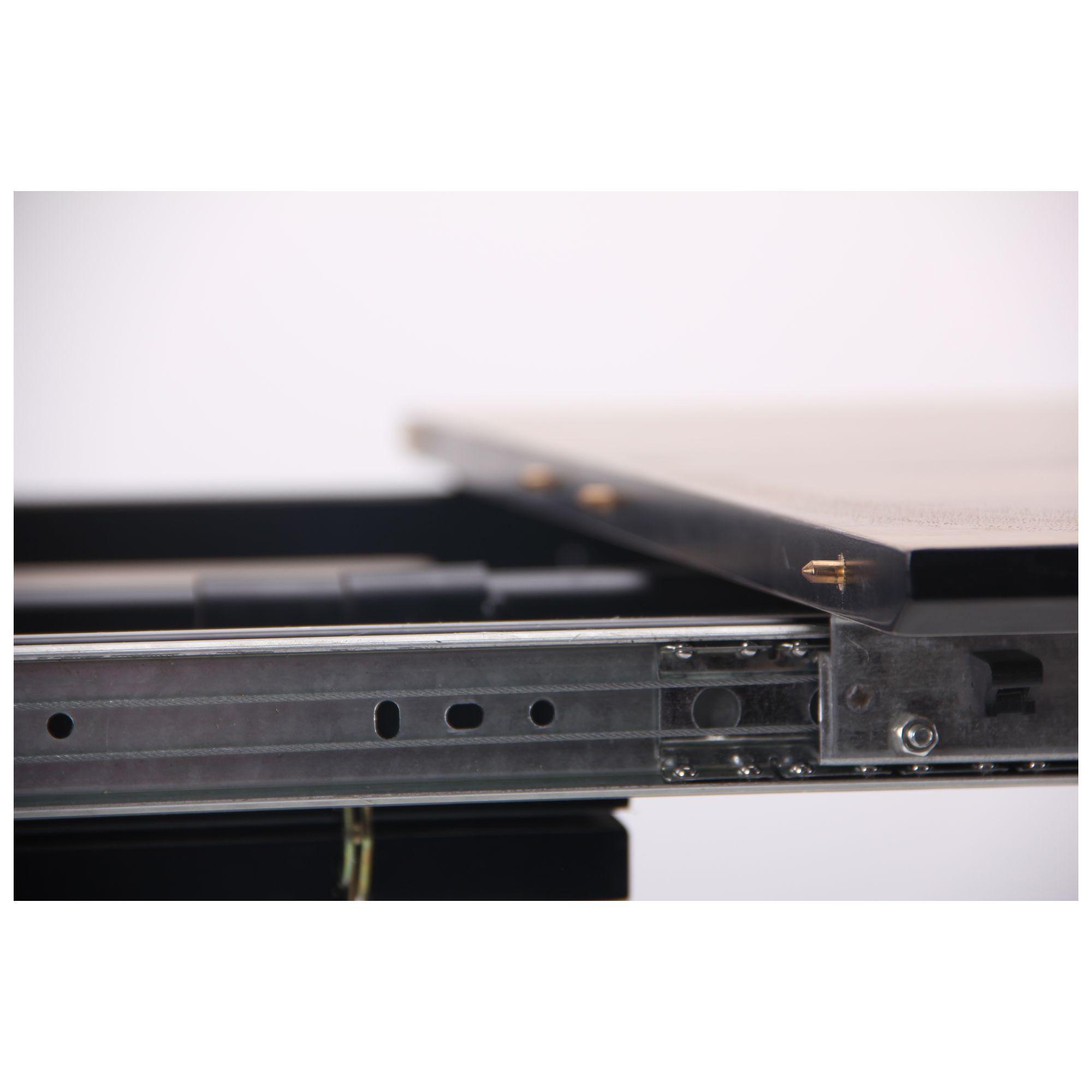 Стіл обідній AMF Holding Orlando 760х1200+400х800 розкладний Чорний/Дуб шервуд - фото 8 Стіл обідній AMF Holding Orlando 760х1200+400х800 розкладний Чорний/Дуб шервуд - фото 8