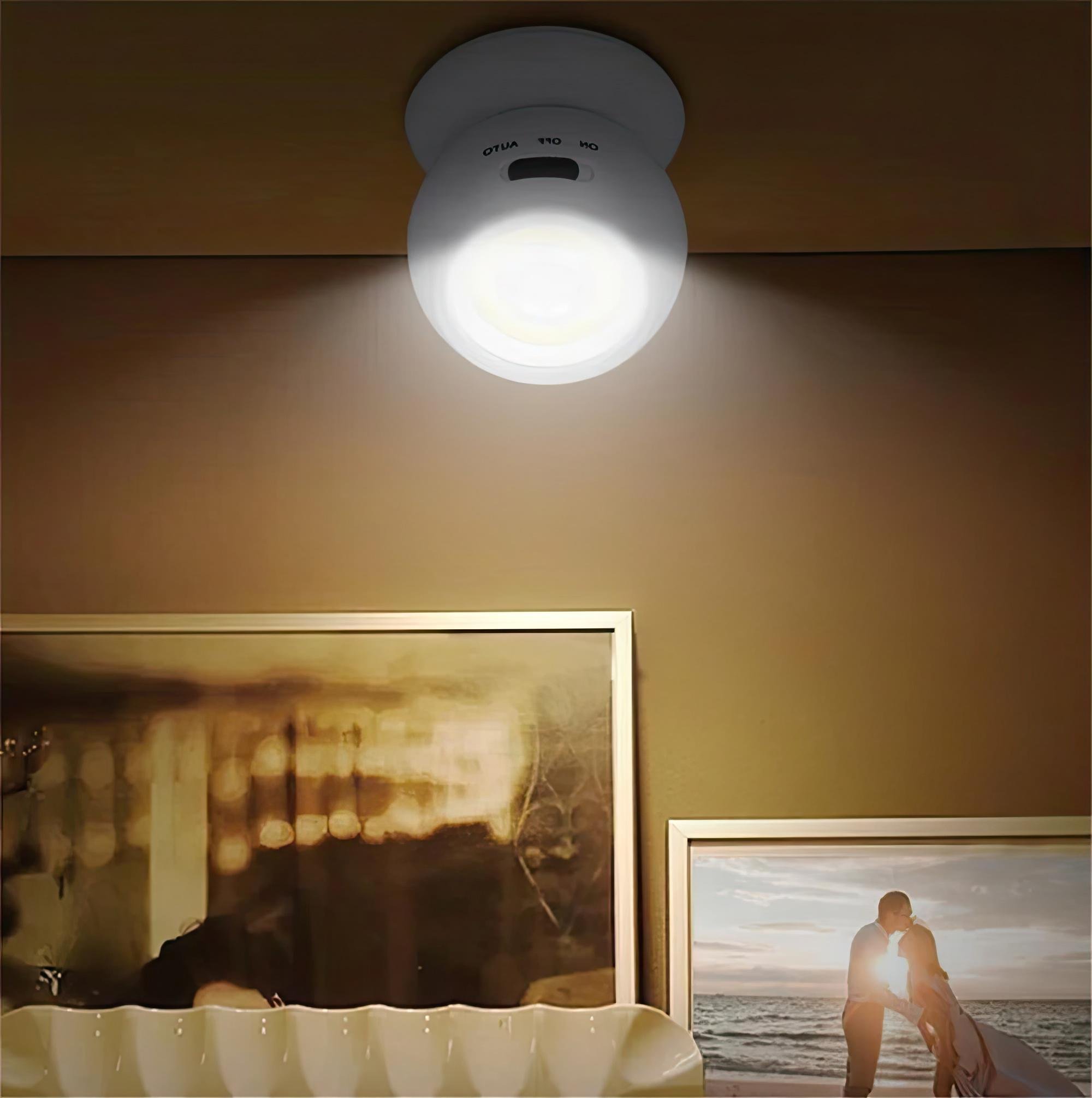 Лампа світлодіодна Motion Sensor Light із датчиком руху на акумуляторі White (1009888) - фото 3