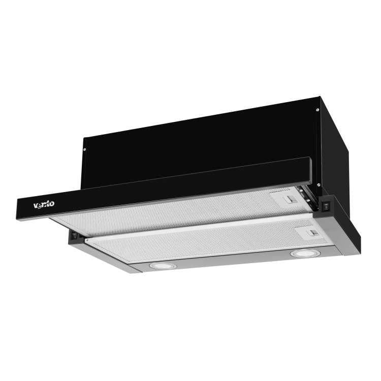 Вытяжка Ventolux GARDA 60 BK 1100 LED