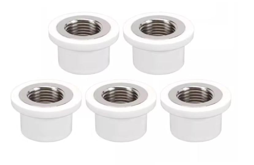 Ремонтная муфта SIATOOL для восстановления резьбовых соединений в системах водоснабжения 10 шт. Белый Ремонтная муфта SIATOOL для восстановления резьбовых соединений в системах водоснабжения 10 шт. Белый