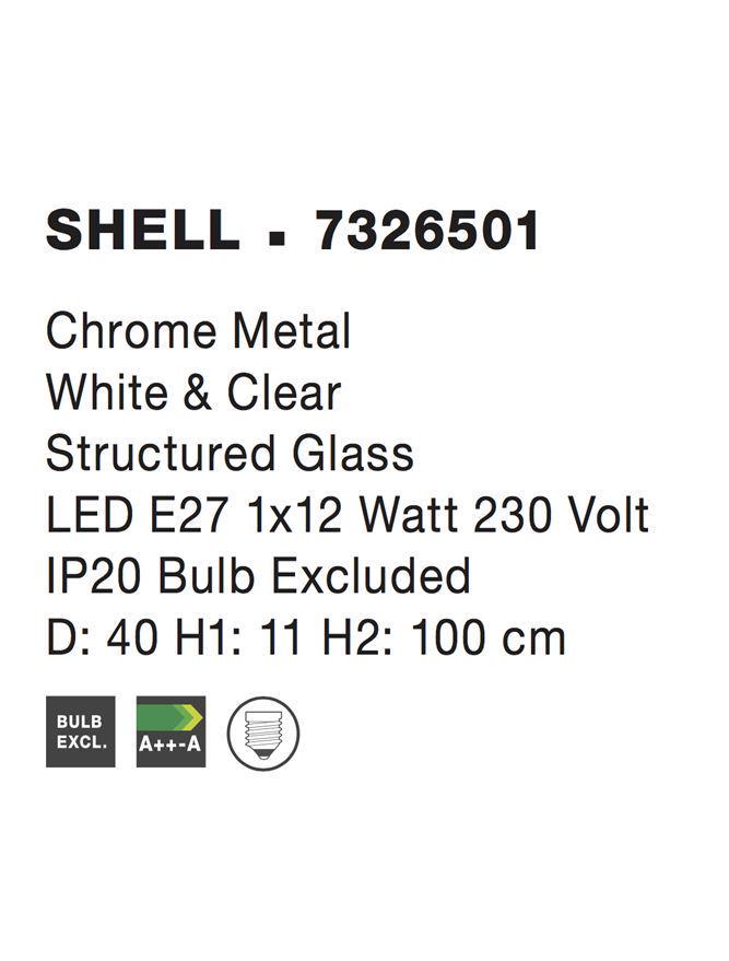 Люстра классическая Nova Luce Shell (7326501) - фото 4 Люстра классическая Nova Luce Shell (7326501) - фото 4