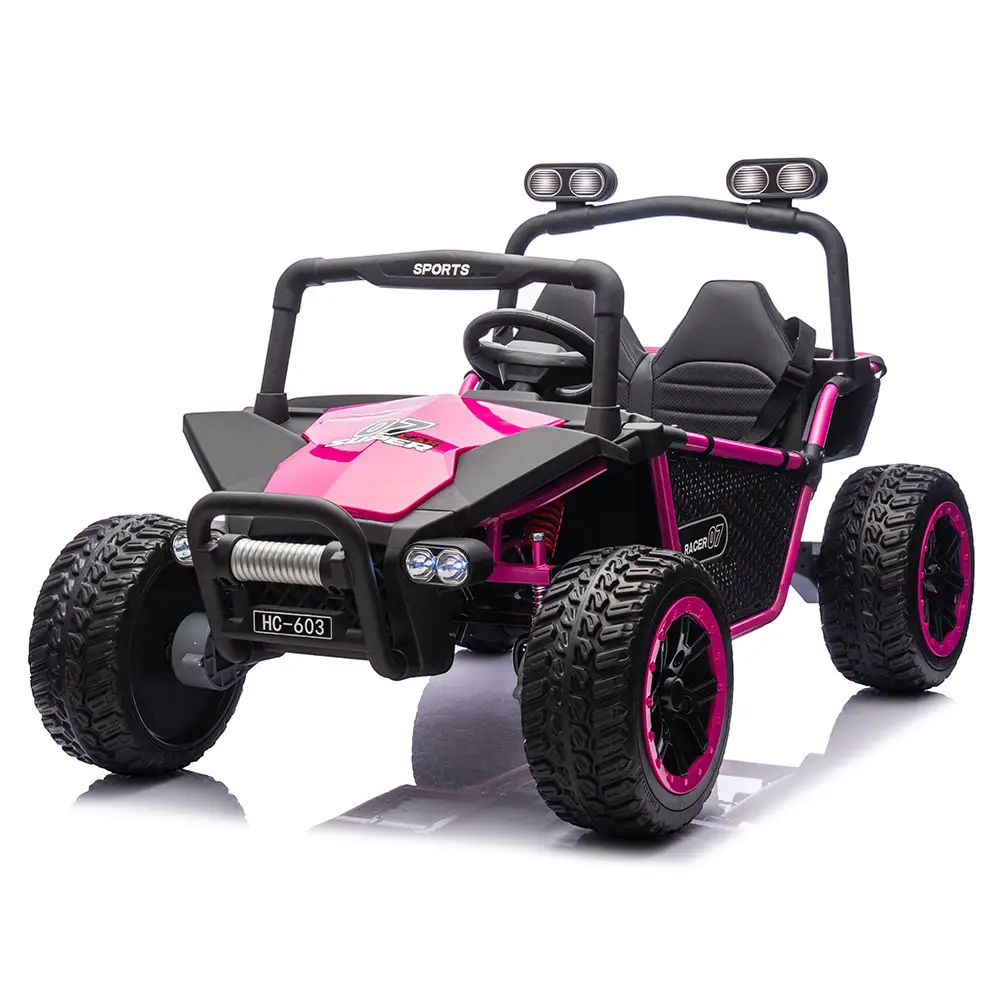 Электромобиль-багги детский двухместный Bambi Racer M 6207EBLR-8 24V с пультом управления Розовый Электромобиль-багги детский двухместный Bambi Racer M 6207EBLR-8 24V с пультом управления Розовый
