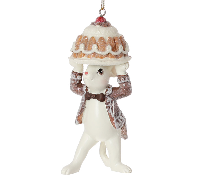 Фигурка новогодняя подвесная BonaDi Пряничные Мышки 2 (838-401) Фигурка новогодняя подвесная BonaDi Пряничные Мышки 2 (838-401)