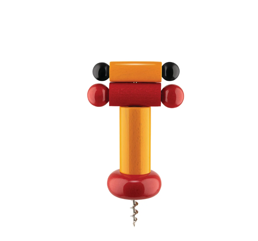 Штопор механический Alessi 18 см Красный (ES17RED)