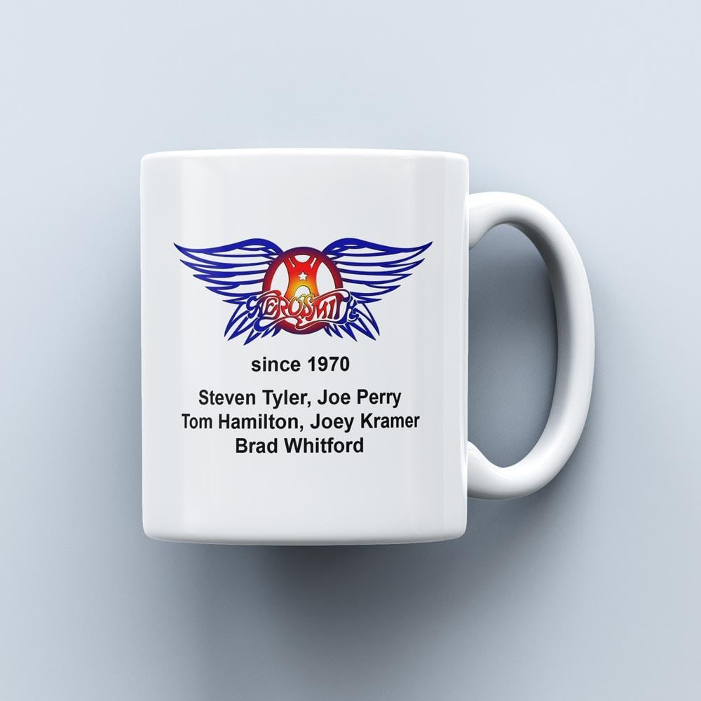 Чашка з емблемою гурту Aerosmith 330 мл Чашка з емблемою гурту Aerosmith 330 мл