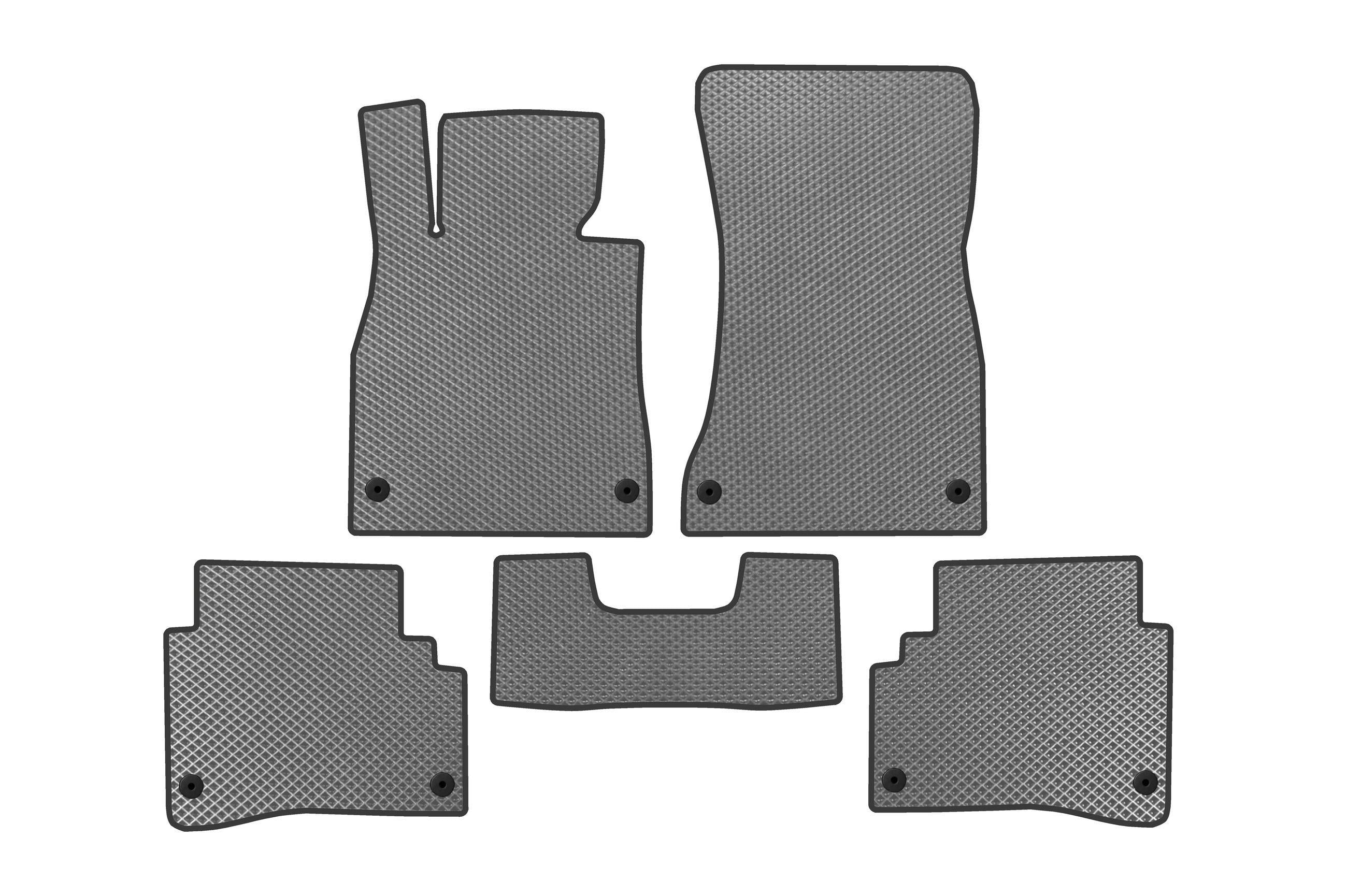 Коврики в автомобиль EVA Digital Designs Short для Mercedes S-сlass W222 2013-2022 гг. этилвинилацетат Серый (183978)