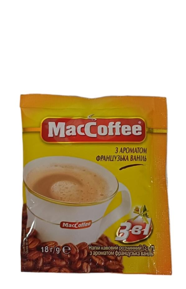 Кавовий напій MacCoffee 3в1 Ваніль 20 шт. (556)