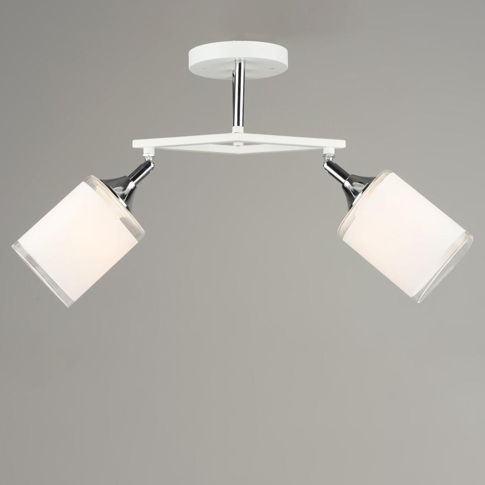 Люстра потолочная Light House SRS-19234/2 Белый/Хром