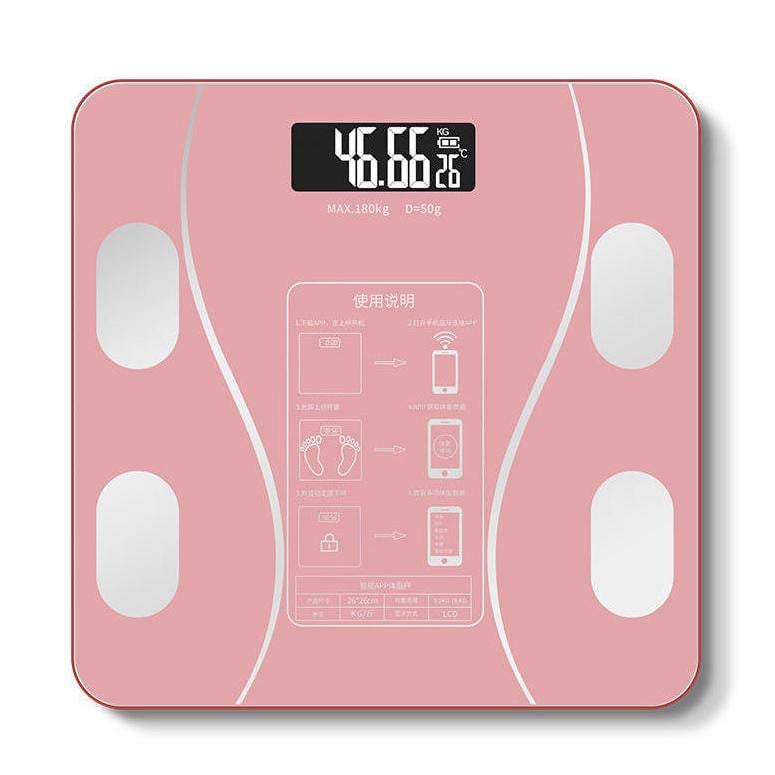 Весы напольные Smart 17A с Bluetooth 180 кг 0,05 кг Pink