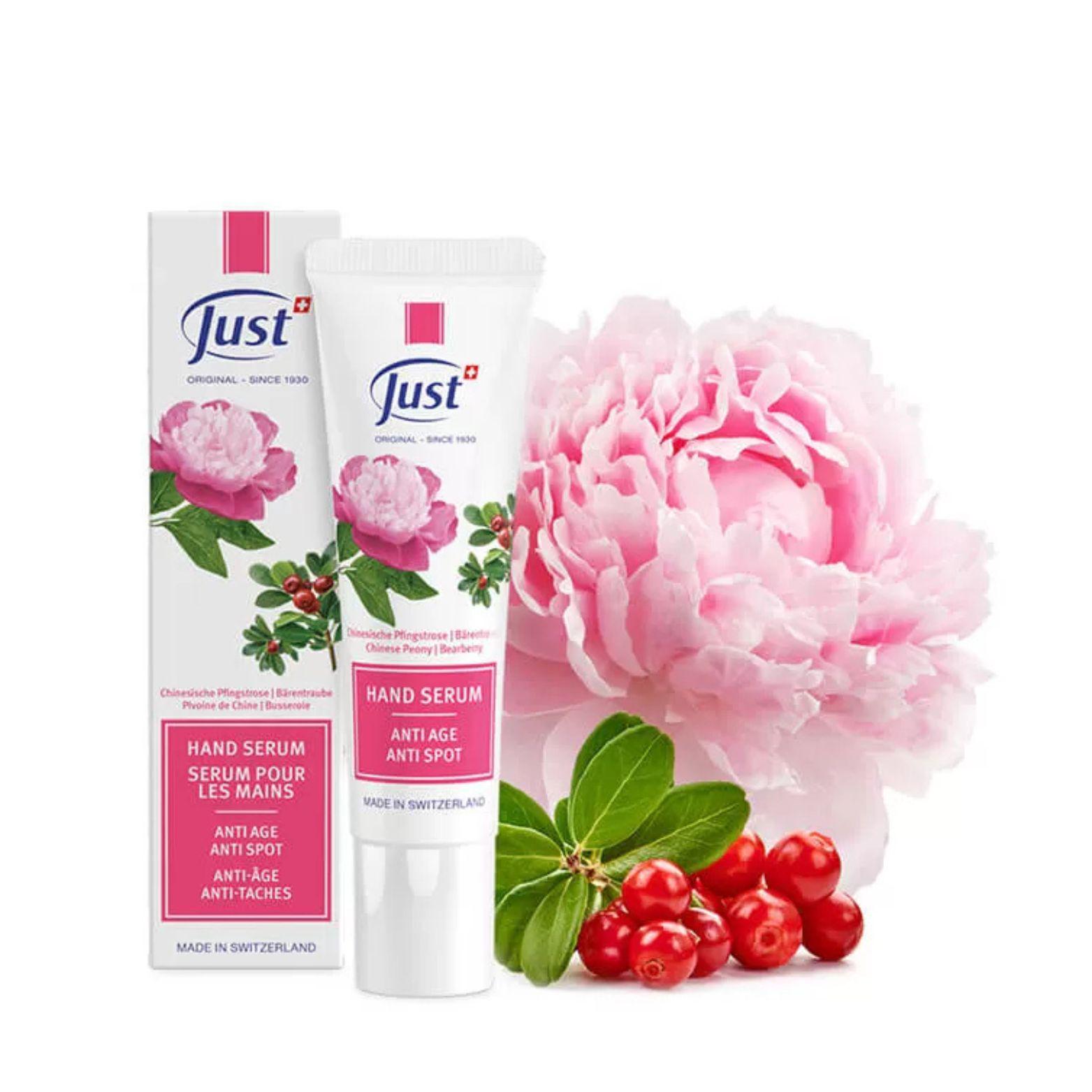 Сыворотка для рук JUST Антистарение с натуральными экстрактами 30 мл