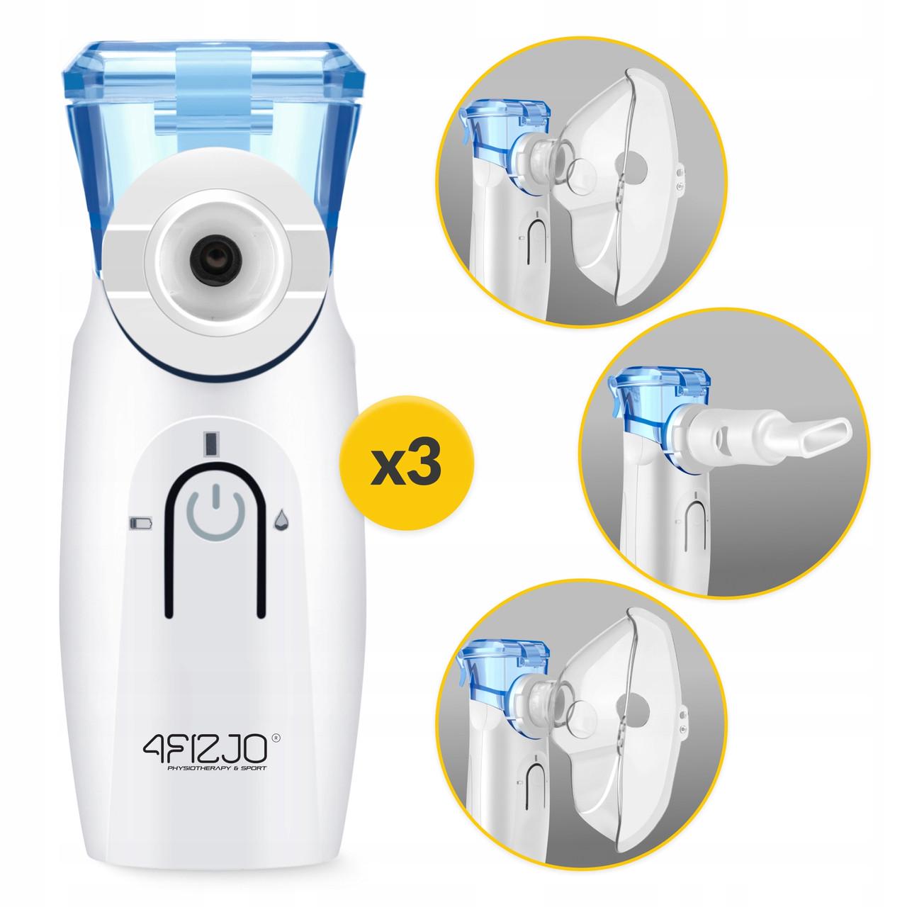 Інгалятор 4fizjo LITE Mesh портативний ультразвуковий (P-5905973402057) - фото 3 Інгалятор 4fizjo LITE Mesh портативний ультразвуковий (P-5905973402057) - фото 3