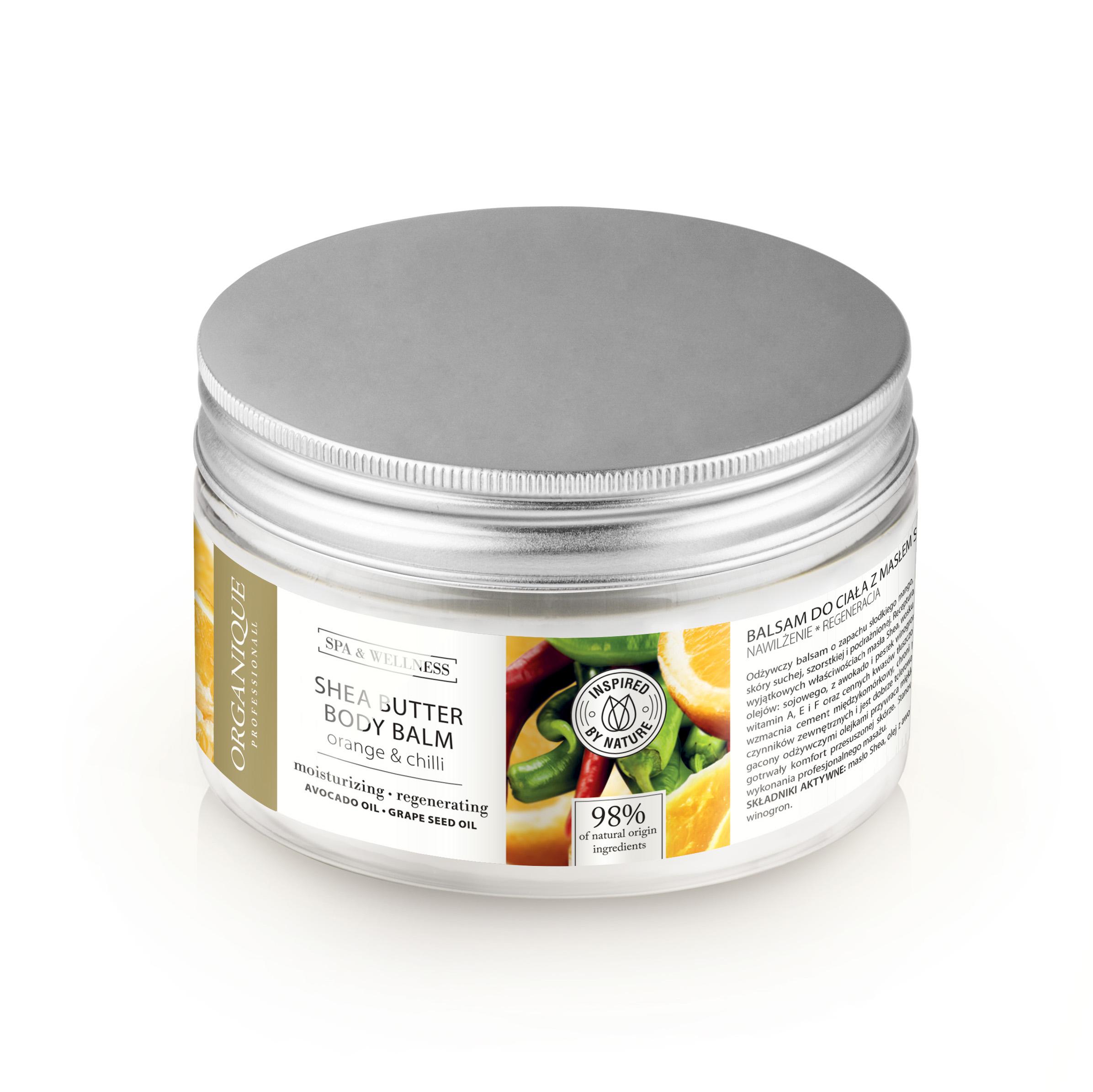 Бальзам для тела и массажа Shea Butter с маслом Ши 450 мл Апельсин и Чили (301439)