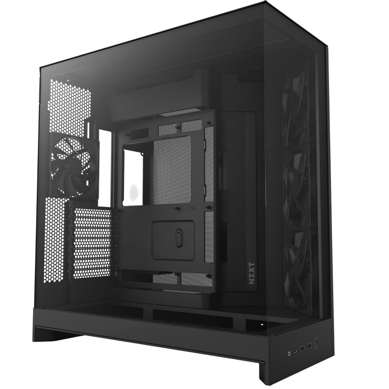 Корпус для ПК NZXT H9 Flow Midi-Tower PSU E-ATX/ATX/MicroATX/Mini-ITX Black (CM-H92FB-01)