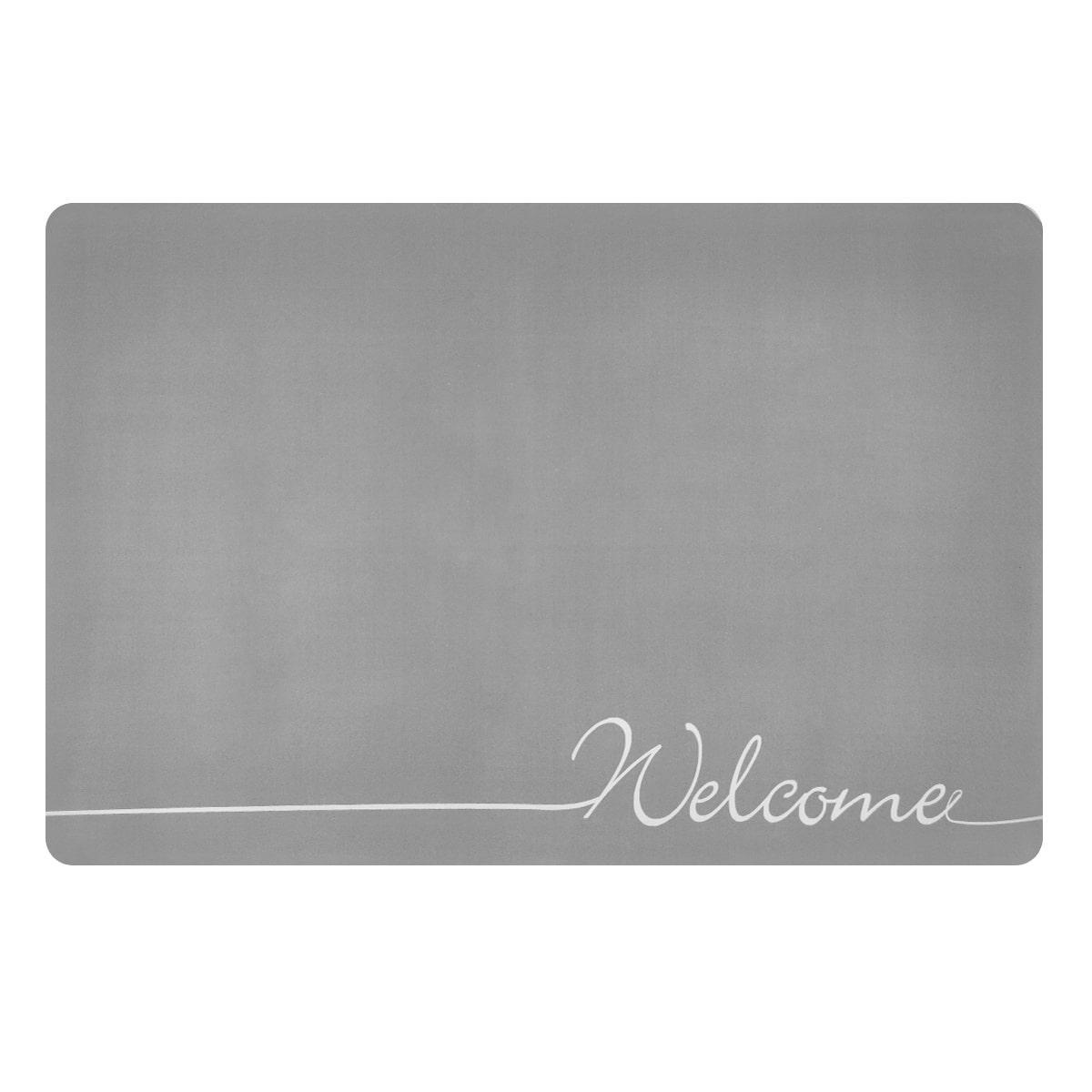 Коврик влагопоглощающий Sticker Wall Welcome D SW-00001559 40х60 см 3 мм Серый