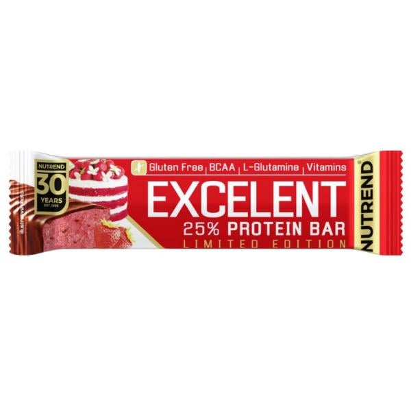 Протеиновый батончик Nutrend Excelent Protein bar 85 g Strawberry/Cheesecake (000025956)