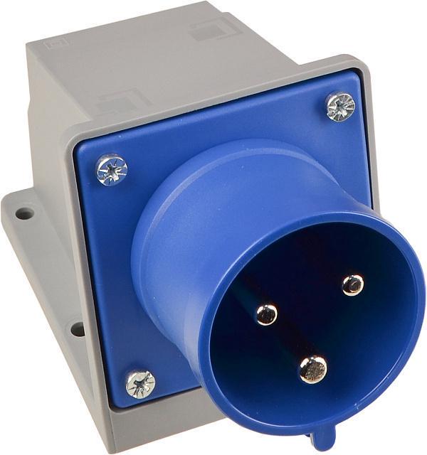 Вилка стационарная полиамид АСКО-УКРЕМ серии UСombi 3P 32A IP 44 (A0080010136)