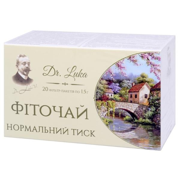 заменитель питания Dr.Luka Фиточай Нормальное давление 1,5 г x 20 фильтр-пакетов (000027682)
