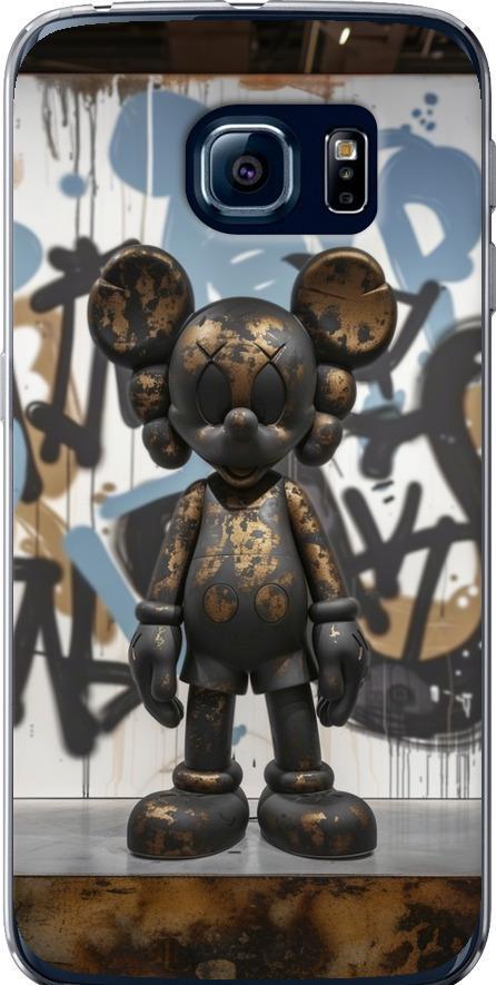 Чехол на Samsung Galaxy S6 Edge G925F Bronze kaws v2 (6098u-83-42517)