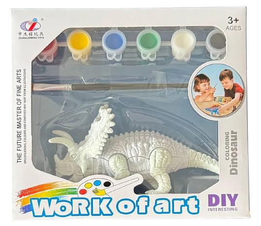 Набор для творчества Трицерапторс Раскрась динозавра (2_155A)