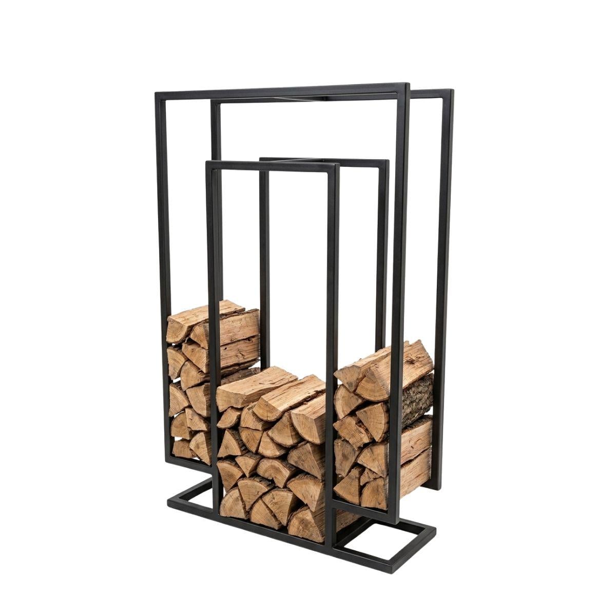 Дровница Carino MARIA 1600х900х300 мм Черный матовый (36954175)