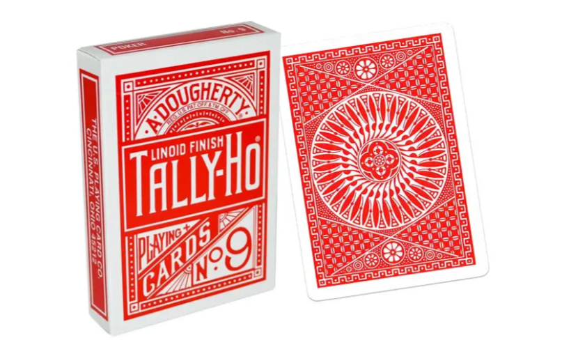 Карти гральні Tally-Ho Circle Back Standard Index Червоний (8585053829905)