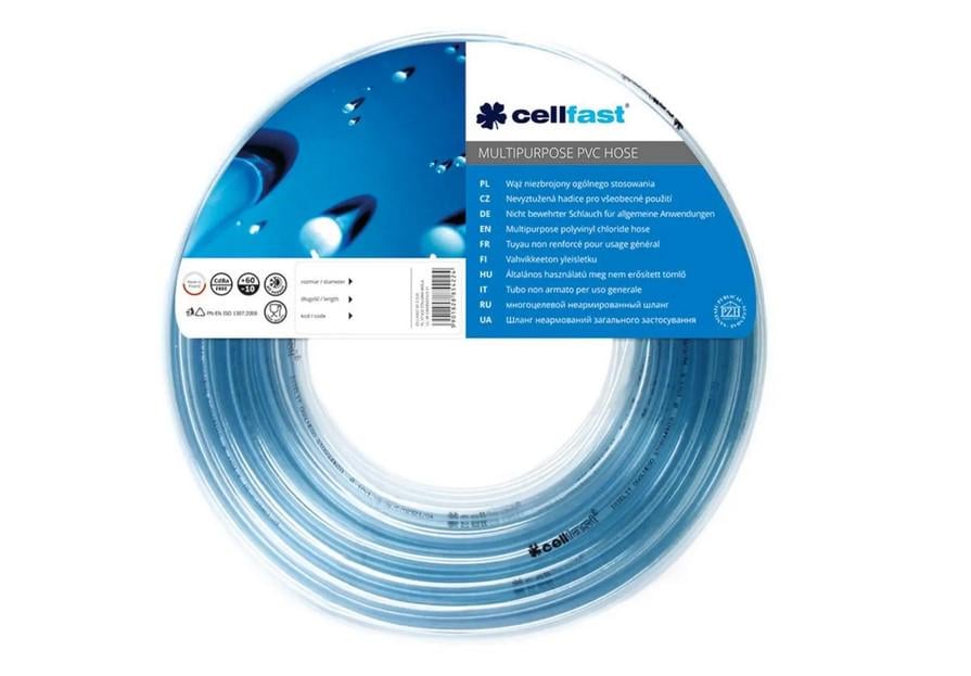 Шланг неармований багатоцільовий Cellfast 6,0х1,5 мм 50 м (13081121) Шланг неармований багатоцільовий Cellfast 6,0х1,5 мм 50 м (13081121)
