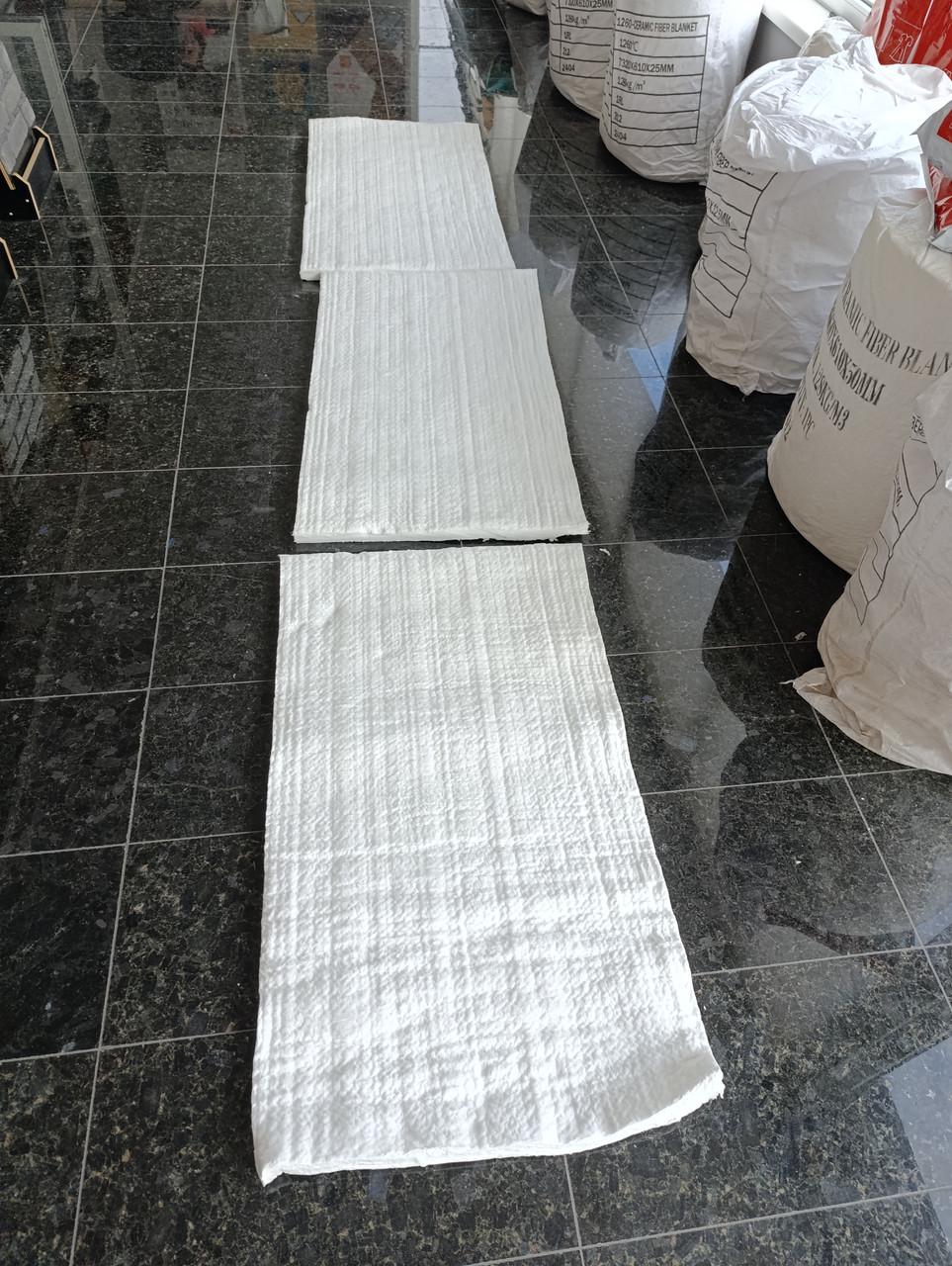 Мат из керамического волокна для биокамина 1260°С керамическая вата толщина 12,5х610 мм 0,3 м (31986729)